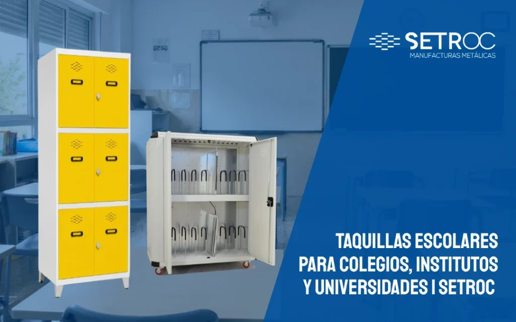 Taquillas escolares para colegios, institutos y universidades | Setroc